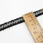 20KJ50ポリエステル金属1cmかぎ針編みのブレードのトリム