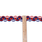 20KJ31 3.5cmの編む刺繍のレースのトリム
