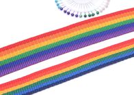 T008虹の縞ポリエステル ウェビングのトリム