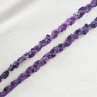 20KJ72 1.2cmの紫色の飾りひものブレードのスパンコールのリボンのトリム