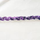 20KJ72 1.2cmの紫色の飾りひものブレードのスパンコールのリボンのトリム