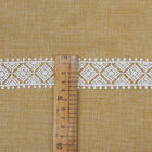 3.5cmポリエステル衣服のための白い刺繍されたレースのトリム