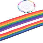 ペット鎖のための多彩なポリエステル虹のウェビングのトリム